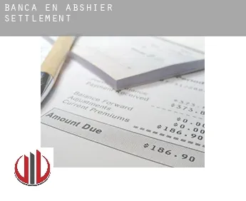 Banca en  Abshier Settlement