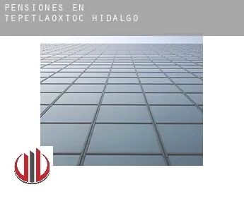 Pensiones en  Tepetlaoxtoc de Hidalgo