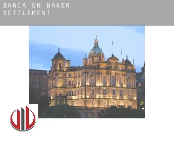 Banca en  Baker Settlement