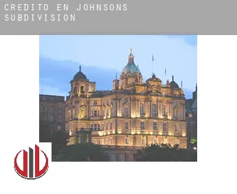 Crédito en  Johnsons Subdivision