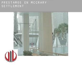 Préstamos en  McCrary Settlement